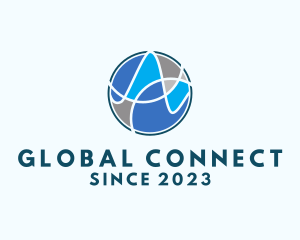 International - International Network Technology logo design