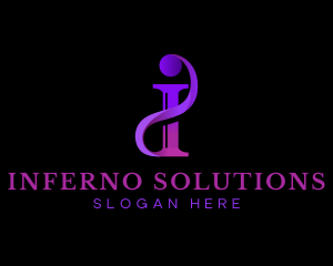 Elegant Boutique Letter I  logo design