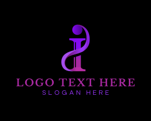 Shop - Elegant Boutique Letter I logo design