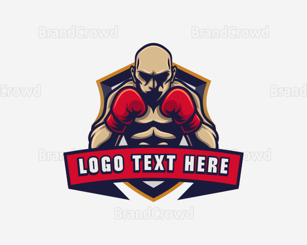 Boxing Fighter Athlete Logo