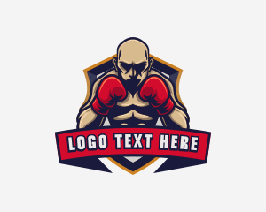 Mma - Boxing Fighter Athlete logo design