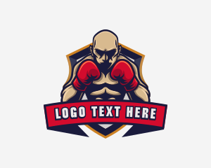 Boxing Fighter Athlete Logo