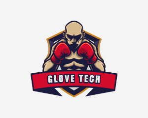 Boxing Fighter Athlete logo design