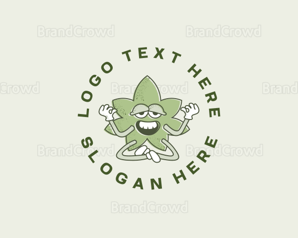 Marijuana Weed Herbal Logo