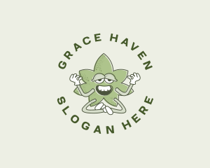 Hemp - Marijuana Weed Herbal logo design