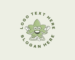 Marijuana Weed Herbal Logo