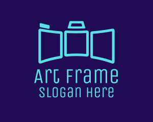 Frame - Panorama Camera Frame logo design