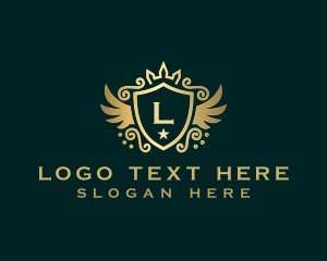 Emblem - Royal Premium Shield logo design