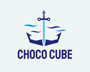 Sword Sea Anchor Logo
