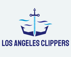 Sword Sea Anchor Logo