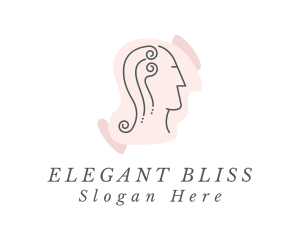 Beauty Hairdresser Woman  Logo