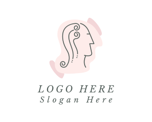 Dermatology - Beauty Hairdresser Woman logo design