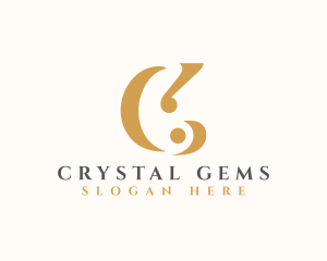 Elegant Luxury Jewelry Letter C logo design