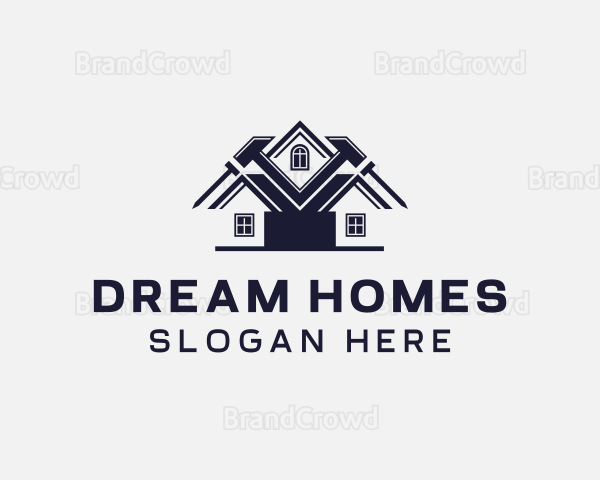 House Construction Tools Logo