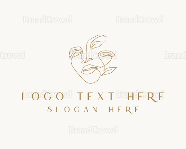 Flower Beauty Woman Logo