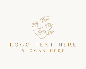 Botanical - Flower Beauty Woman logo design