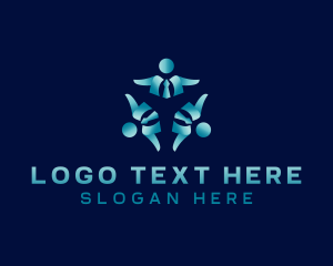 Interact - Community Group Organization logo design