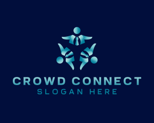 Crowd - Community Group Organization logo design