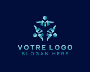 Interact - Community Group Organization logo design