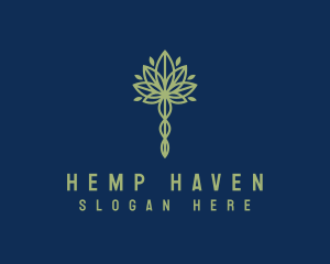 Medical Cannabis Weed logo design