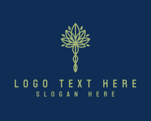 Organic - Medical Cannabis Weed logo design
