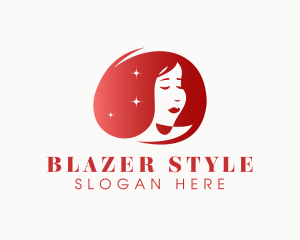 Woman Hair Styling logo design