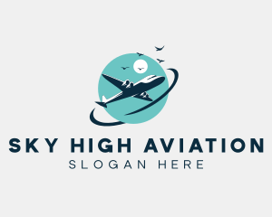 Aviation - Airplane Flight Aviation logo design