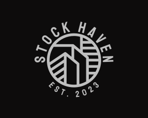 Stockroom - Urban Building Property logo design