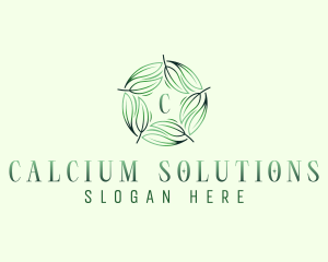 Environmental Garden Leaves logo design