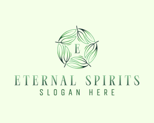 Environmental Garden Leaves logo design