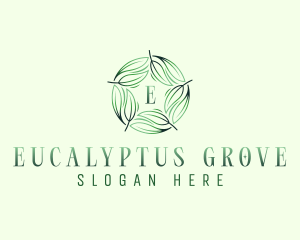 Environmental Garden Leaves logo design