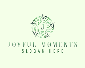 Environmental Garden Leaves logo design