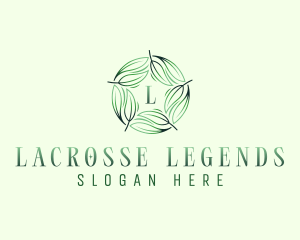 Environmental Garden Leaves logo design