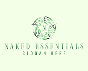 Environmental Garden Leaves logo design