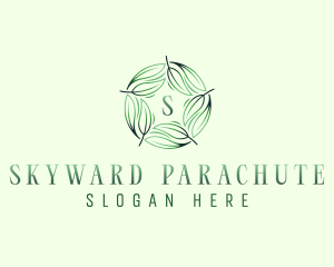 Environmental Garden Leaves logo design