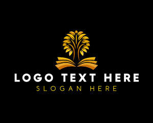 Tutorial - Tree Book Knowledge logo design