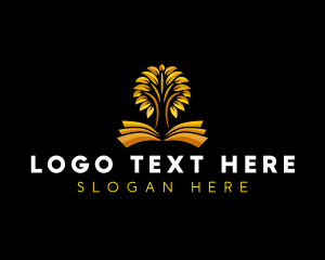 Stationery - Tree Book Knowledge logo design