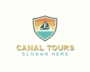 Sunset Sailboat Tours logo design