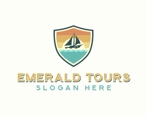 Sunset Sailboat Tours logo design