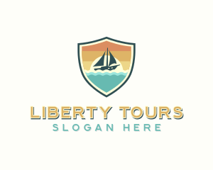 Sunset Sailboat Tours logo design