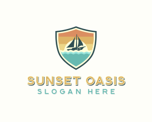 Sunset Sailboat Tours logo design