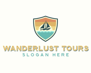 Sunset Sailboat Tours logo design