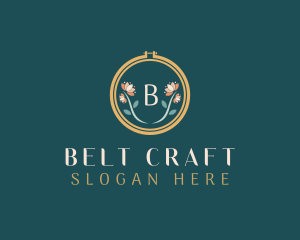 Floral Embroidery Craft logo design