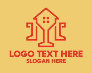 Geometric - Minimalist Home Design logo design