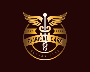  Caduceus Medical Clinic logo design