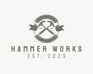 Hammer - Hammer Handyman Banner logo design