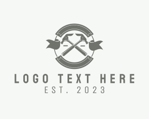 Hammer - Hammer Handyman Emblem logo design