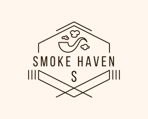 Tobacco Smoking Pipe  logo design