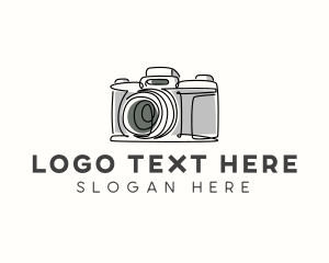 Vlogging - Photography Camera Media logo design