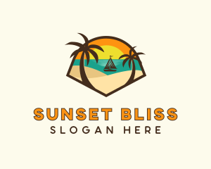 Sunset - Sunset Beach Resort logo design